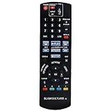 New N2QAYB000575 Replaced Remote fit for Panasonic Blu-Ray Disc Player DMP-BD75 DMP-BD755 DMP-MST60 DMP-MS10 DMP-BDT210 DMP-BDT110 DMP-BDT215 DMP-BDT310,Sub Remote Control N2QAYB000574 N2QAYB000883