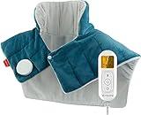 Heating Pad for Neck and Shoulders and Back, Comfytemp FSA HSA Eligible Weighted Electric Heat Pad for Pain Relief, 2.6lb Large Heated Wrap, 9 Heat Settings, 11 Auto-Off, Christmas Gifts for Women Men