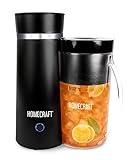 Homecraft Electric Iced Tea Maker for Sweet Tea and Cold Brew Coffee, Double Insulated Pitcher, Black, Small