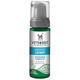 Vet's Best Waterless Cat Bath | No Rinse Waterless Dry Shampoo for Cats | Veterinarian Formulated | 4 Ounces,Green