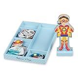 Melissa & Doug Julia Magnetic Dress-Up Wooden Doll Pretend Play Set (25+ pcs)