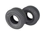 Antego Tire & Wheel - (Set of 2) (ATW-003) 15x6.00-6NHS Lawn Mower Tires, 4 Ply Turf Tires, 15x6.00-6 Tires, 15x6 6 Lawn Mower Tires