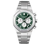 SAPPHERO Mens Watches Luxury 50M Waterproof Men's Wrist Watch Business Date Sport time Fashion Stainless Steel Strap Watches for Men