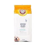 Arm & Hammer Dog Grooming Wipes - Natural Deodorizing Pet Wipe with Coconut - Travel Essential & Supplies for Dogs - Dog Whole Body & Face Cleaning - Odor Eliminator with Baking Soda Power - 100 Count