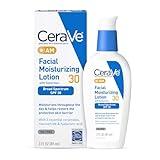 CeraVe AM Facial Moisturizing Lotion with SPF 30 | Oil-Free Face Moisturizer with SPF | Formulated with Hyaluronic Acid, Niacinamide & Ceramides | Non-Comedogenic | Broad Spectrum Sunscreen | 3 Ounce