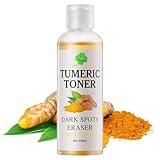 Toner for Dark Spots Turmeric Dark Spot Corrector, Facial Toner for Acne Prone Skin, Dark Spot Correcting Hydrating Face Toner for Women Moisturizing for All Skin Type- 3.4 OZ