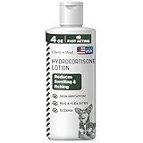 Chew + Heal Labs Hydrocortisone Lotion for Dogs - 4 oz Anti Itch Cream for Irritated Skin, Flea Bites, Itching, and More - Made in The USA