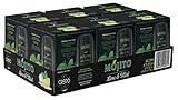 Fonti Di Crodo Mojito, Italian Sparkling Beverage with Lime & Mint, 11.2 Oz. Cans (Pack of 24)