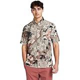 Under Armour Men's Dockside Short Sleeve T-Shirt, (203) Timberwolf Taupe/Sedona Red/Taupe Dusk, Large