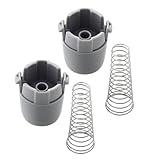 2 Packs AGM73610701 Washer Magnetic Door Plunger and Spring, Washing Machine Parts Fits for LG and Kenmore, Replacement Part # AGM73610702, AP5331994, MEG61961401, 2002592