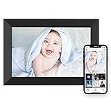 MEZED 10.1'' Digital Picture Frame，Smart Digital Photo Frame with 1280x800 IPS Touch Screen, Auto-Rotate and Slideshow, Easy Setup to Share Moments Via APP from Anywhere Anytime