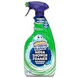 Scrubbing Bubbles Mega Bathroom and Shower Cleaner Spray, Foaming Action Removes Limescale and Soap Scum, Rainshower Scent, 32oz