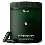 Seed DS-01 Daily Synbiotic - Prebiotic and Probiotic for Women & Men - Digestive Health, Gut Health, Immune Support, Bloating & Constipation Relief - Vegan & Shelf-Stable - 60 Capsules (30-Day Supply)