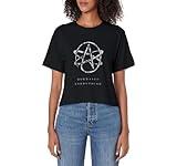 Atheist Logo Science Atom Symbol Question Everything Hoodie Women's Crop Top