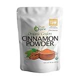True Organic Pure Ceylon Cinnamon Powder, 1 lb, Premium Grade, Gluten Free, USDA & Kosher Certified, Organic Ground Cinnamon powder, Non-GMO, Ceylon Premium Quality