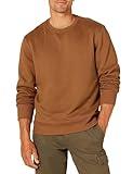 Amazon Essentials Men's Fleece Crewneck Sweatshirt (Available in Big & Tall), Toffee Brown, Large