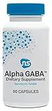 NeuroScience Alpha GABA Supplement - Non-Drowsy Calm Aid with Vitamin B6, Lemon Balm, Sensoril Ashwagandha & L Theanine Supplement - Help Soothe Anxiousness, Day or Night (90 Capsules)