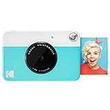 KODAK Printomatic Full-Color Instant Print Digital Camera - Colorful Photos On Zink 2x3" Sticky-Back Photo Paper - 5MP, Portable, Creative Fun Gift for Birthday, Christmas, Holiday - Blue