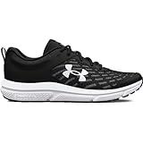 Under Armour Men's Charged Assert 10, (001) Black/Black/White, 12, US