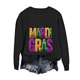 sort by: discount - low to high Womens Holiday Casual Sweatshirts Long Sleeve Sequin Sweatshirt Fashion Hoodies Outfits (Black #3 M) mis pedidos recientes