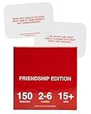 WE'RE NOT REALLY STRANGERS Friendship Edition Card Game - 150 Conversation Cards for Adults,Teens,Couples & Strangers - Fun Family Party Card Game for Game Night or Date Night,Ages 15+,2-6 Players