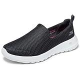 Skechers Performance Go Walk Joy Slip-On Women's Slip On, 8 B(M) US, Black-White