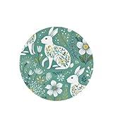 6pcs Car Air Fresheners Cards Rabbits Flowers Spring,Car Aromatherapy Tablets For Car,Home,Office,Wardrobe Shoe Cabinet