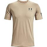 Under Armour Men's New Freedom Flag T-Shirt, Desert Sand (290)/Black, Large