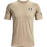 Under Armour Men's New Freedom Flag T-Shirt, Desert Sand (290)/Black, Medium