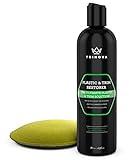 Trinova Plastic & Trim Restorer - Shines & Darkens Worn Out Plastic, Vinyl & Rubber Surfaces - Protects Cars & Motorcycles from Rain, Salt & Dirt - Prevent Fading - 8 fl oz