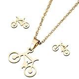 PEOTRSMJGI New 2026 Unisex Sporty Football Pendant Earrings And Necklace Jewelry Findings Set For Men Women Diy Charm Stainless Steel Making Party Gift Fashion Trendy Accessories Creative