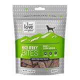 I and love and you Nice Jerky Bites - Beef + Lamb - Grain Free, Real Beef, Training Treat, Chewy Dog Treats, Filler Free, 4oz