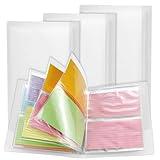 Bercoor 3 Pack 3 x 5 Index Cards Holders, Holds 240 Pieces Cards, Organizer Pouches Book Binder for Note, Study and Recipe