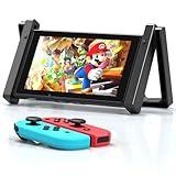 HalaGong Car Holder for Nintendo Switch/OLED, Foldable and Adjustable Table Stand Playstand Bracket, Portable Compact Console Desktop Holder Dock Car Headrest Play Stand Mount, Black