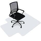 Super Deal Upgraded 48" X 36" Office Mat Chair Mat, Heavy Duty Carpets with Lip for Hardwood Floor, Rug Carpet Floor Computer Desk Low And Medium Pile Carpets