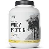 Levels Grass Fed Whey Protein Powder, No Artificials, 24G of Protein, Vanilla Bean, 5LB