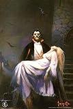 Frank Frazetta Dracula's Bride Horror Fantasy Artwork Vampire Monster Classic Retro Vintage Movie Spooky Scary Halloween Decorations Cool Wall Art Print Poster 24x36