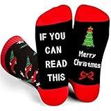 AWANGLOU Christmas Socks Gifts for Men Women Teens,Christmas Stocking Stuffers for Men Him Teens,Mens Gifts