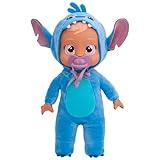 Cry Babies Disney 9" Plush Baby Doll Tiny Cuddles Inspired by Disney Stitch That Cry Real Tears for Kids Age 18 Months and Up