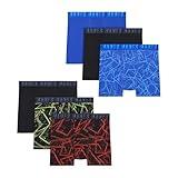 Hanes Boys' Moves Breathable Boxer Brief Underwear, Performance Stretch Boxer Briefs for Boys, Moisture-Wicking, 6-Pk