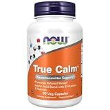NOW Supplements, True Calm, with Magnesium, GABA, B Vitamins & More, 90 Veg Capsules