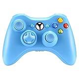 Crifeir Wireless Controller for Xbox 360 Controller, 2.4G Wireless Controller Gamepad Joystick for Xbox 360&360Slim /PC(Blue)