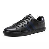 Bruno Marc Men's Casual Dress Sneaker Business Casual Shoes Comfortable Lightweight Lace Up Fashion Sneakers,Size 8,All Black,SBFS2417M