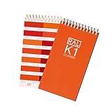 RAL K1 Color Chart, 213 Colors in Gloss Finish, 1 Booklet, 3 languages