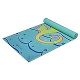 Gaiam Kids Yoga Mat Exercise Mat, Yoga for Kids with Fun Prints - Playtime for Babies, Active & Calm Toddlers and Young Children, Seahorse, 3mm