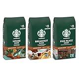 Starbucks Medium Roast Ground Coffee, Variety Pack, 3 bags (12 oz each)