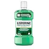 Listerine Freshburst Antiseptic Mouthwash for Bad Breath, Kills 99% of Germs That Cause Bad Breath & Fight Plaque & Gingivitis, ADA Accepted Mouthwash, Spearmint, 8.5 Fl. Oz (250 mL)