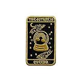 LEMEPINZ The Future is Queer Patch, Size 3 Inches Iron On Fantasy Tarot Card Embroidery Patches for Hats Clothes Backpacks Jeans, DIY Sew On Patches, Fabic Patches, Witch Patches, Gift for LGBTQ Gay