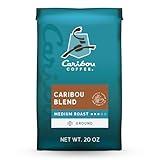 Caribou Coffee, Medium Roast Ground Coffee - Caribou Blend 20 Ounce Bag - Packaging May Vary