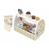 Melissa & Doug Wooden Scoop and Serve Ice Cream Counter (28 pcs) - Play Food and Accessories - Pretend Food Toys, Ice Cream Shop Toys For Kids Ages 3+